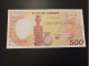 Billete Gabón, 500 Francs, Año 1985, Serie A, UNC - Gabun