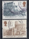 Great Britain - GB / UK 1992 QEII ⁕ Edinburgh Castle £2.00 & Windsor Castle £5.00 ⁕ 2v Used - Oblitérés