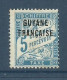 GUYANE FRANCAISE , Timbre Taxe , 1925 - 1927 , N° Y&T 1 , ( * ) , µ - Neufs