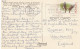 Postcard Genealogy Mr Grasmeder Ingledene Close Gosport Hampshire PU 1969 [ Slogan Cancel ] My Ref B14882 - Genealogía