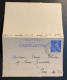 France Frankreich 1940 Enterier Postaux Carte Lettre Yvert: SPE-CL1 Gestempelt/o CHOLET Maine Et Loire 1940 - Streifbänder