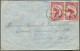 Congo Nizi Oblit. Keach 8C1 Sur C.O.B. 175 (paire) Sur Lettre Vers Bruxelles Le 18/03/1938 - Lettres & Documents