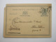 CHINA , HONGKONG  Ganzsache  1899, Karte Aus Shanghai  Nach Deutschland , Eckfehler - Briefe U. Dokumente