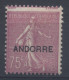 Andorre - Piquage A Cheval Yvert N° 16 Neuf Et Luxe (MNH) - Cote ? Euros - Ongebruikt