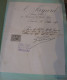 GEORGES PRADEL Autographe Signé 1890 ROMANCIER VOYAGEUR RECU à FAYARD - Escritores