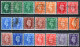 Great Britain - GB / UK 1937 - 1948 ⁕ KGVI. 39v Used / Shades / Unchecked - See Scan - Usados