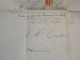 DL 5  FRANCE BELLE  LETTRE  1859 ETOILE DE PARIS A HARRE? ++N°14++    AFF..INTERESSANT +++ + - 1849-1876: Periodo Clásico