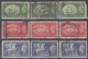Great Britain - GB / UK 1951 ⁕ 2/6d, 5s, 10s KGVI. Mi.251-253, 9v Used - See Scan (some Damaged) - Used Stamps