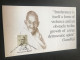 Mahatma Gandhi 5 Post Cards Slogans Karenge Ya Marenge Intolerence Is Violence Be Change That You Want To See The World - Mahatma Gandhi