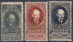 Russia 1928, Michel Nr 358C-60C, MLH OG - Unused Stamps