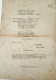 PARTITION  A LA MEMOIRE DE LAENNEC CHANSON P-M GEOFFROY DOCTEUR EN MEDECINE Sur L'air Pourquoi Ces Vains Complots - Libri Di Canti