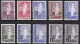 IS036 – ISLANDE – ICELAND – 1938-47 – THE GREAT GEYSER – SC # 203/8Bd USED 63 € - Used Stamps