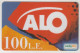 EGYPT - 100LE ALO No Barcode Hard Plastic , Mobinil GSM Recharge Card, Used - Egypt