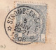 Marcophilie ARMOIRIE BELGE  Cachets à étoiles STROMBEEK BEVER 5 JANV 20-21 EN 1906 - Postmarks With Stars