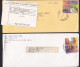 Mexico: 2x Cover To Netherlands, 1992, 2 Stamps Each, Transport, Train, Bridge, Airport (minor Damage, 1x Form Attached) - Mexique