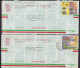 Mexico: 4x Cover To Netherlands, 1993, 2 Stamps Each, Transport, Train, Ship, Bridge, Telephone (damaged, See Scans) - Mexico