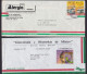 Mexico: 2x Cover To Netherlands, 1992, 2 Stamps Each, Transport, Truck, Bus, Bridge, Airport (minor Damage) - Mexico