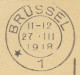 BRUSSEL Militärische MILITAIRE Militär Forces Armées EN 1918 - Briefe U. Dokumente