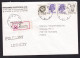 Poland: Registered Cover To Netherlands, 1992, 4 Stamps, Flower, Inflation: 12200 ZL, R-label (right Stamp Damaged) - Covers & Documents