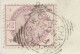 GB „CHARING-CROSS.W.C.“ Superb Squared Circle Postmark Type 1st I A-F SC On Superb Entire With 2 ½d Lilac (AI) Superb Us - Lettres & Documents