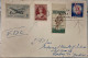 NEW ZEALAND  ANTARCTIC & USA 1957, COMBO STAMP, COVER USED TO INDIA, US NAVY OPERATION DEEP FREEZE, AIR PLANE, QUEEN, 4 - Briefe U. Dokumente