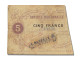 Billet, France, 5 Francs, 1870, TTB - Bonds & Basic Needs