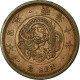 Japon, Mutsuhito, 2 Sen, 1877, Bronze, SUP - Japan