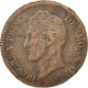 Monnaie, Monaco, Honore V, 5 Centimes, Cinq, 1837, Monaco, TB, Cuivre, KM:95.2a - 1819-1922 Honoré V, Charles III, Albert I