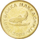 Monnaie, Macédoine, 2 Denari, 2008, SPL, Laiton, KM:3 - Nordmazedonien