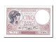 Billet, France, 5 Francs, 5 F 1917-1940 ''Violet'', 1939, 1939-10-26, SPL - 5 F 1917-1940 ''Violet''