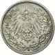 Monnaie, GERMANY - EMPIRE, 1/2 Mark, 1908, Karlsruhe, SUP, Argent, KM:17 - 1/2 Mark