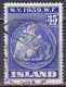 IS038B – ISLANDE – ICELAND – 1939 – NEW-YORK WORLD FAIR – SG # 239 USED 10 € - Used Stamps