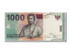 Billet, Indonésie, 1000 Rupiah, 2000, KM:141a, NEUF - Indonésie