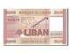 Billet, Lebanon, 20,000 Livres, 2012, NEUF - Lebanon