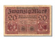 Billet, Allemagne, 20 Mark, 1918, 1918-02-20, TTB - 20 Mark