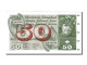 Billet, Suisse, 50 Franken, 1965, 1965-12-23, SPL - Suisse