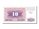 Billet, Bosnia - Herzegovina, 10 Dinara, 1992, 1992-07-01, NEUF - Bosnia And Herzegovina