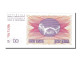 Billet, Bosnia - Herzegovina, 10 Dinara, 1992, 1992-07-01, NEUF - Bosnia And Herzegovina