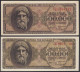 Griechenland - Greece 2 Stück á 500.000 Dr. 1944 Pick 126a + B XF+ (2+)  (25800 - Greece