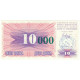 Billet, Bosnie-Herzégovine, 10,000 Dinara, 1993, 1993, KM:53a, NEUF - Bosnië En Herzegovina