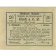 Billet, Autriche, Spitz, 20 Heller, Rue, 1920, 1920-09-30, SPL, Mehl:FS 1255a - Austria