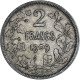 Monnaie, Belgique, Leopold II, 2 Francs, 2 Frank, 1909, TB+, Argent, KM:58.1 - 2 Frank