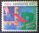 New Zealand, Scott #1226, Used(o), 1994, People Reaching People, 45¢, Multicolored - Gebraucht