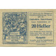 Billet, Autriche, Steinklamm, 20 Heller, Parchemin, 1920, SPL, Mehl:FS 1031a1 - Oesterreich