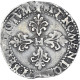Monnaie, France, Henri III, 1/2 Franc Au Col Plat, 1588, Bordeaux, TTB, Argent - 1574-1589 Enrique III