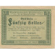 Billet, Autriche, Frankenfels, 50 Heller, Montagne 1920-12-31, SPL Mehl:FS 208a - Austria