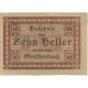 Billet, Autriche, Senftenbach, 10 Heller, Valeur Faciale 1920 SPL Mehl:FS 992a - Austria