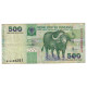 Billet, Tanzanie, 500 Shilingi, Undated (2003), KM:35, TB - Tanzania