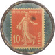 Monnaie, France, Anisette Marie Brizard, Timbre-monnaie 10 Centimes, TTB+, Iron - Monedas / De Necesidad