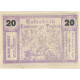 Billet, Autriche, Traisen, 20 Heller, Mairie, 1920, SPL, Mehl:FS 1076I - Autriche
